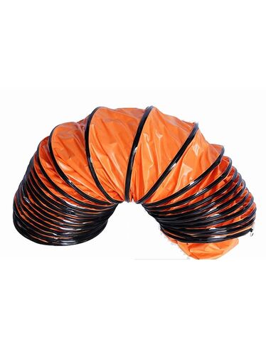 Complete Vent Hose Installation Kit, Retractable, High Temperature PVC Duct with Built-in Rope & D-Ring for Easy Mounting - Flame Retardant for Fan, Dryer(15x1000cm/5.9x393.7in) in Saudi Arabia