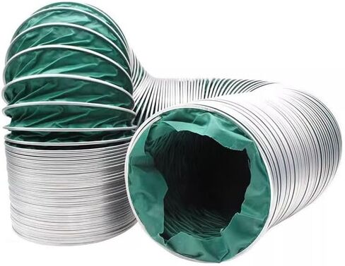 خرطوم قناة مرن طويل 100 سم، أنابيب HVAC مثبطات اللهب، أنبوب عادم غطاء محرك السيارة عالي الحرارة (125 مم/4.9 بوصة) in Saudi Arabia