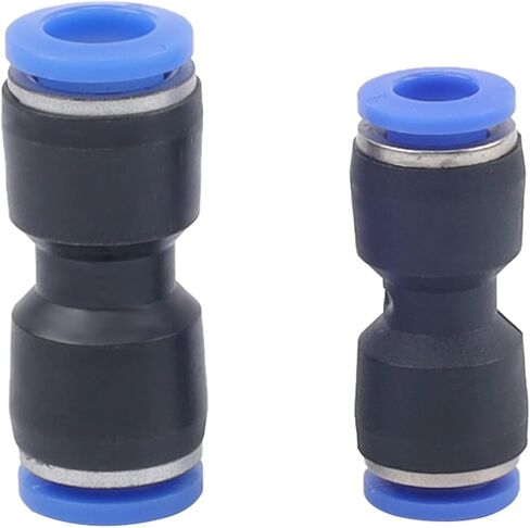 Pneumatic Quick Plastic Joint Component PU/PV/PE/PY4/6/8/10/12/16PU Blue 1Pcs(PETTee4mm) in Saudi Arabia