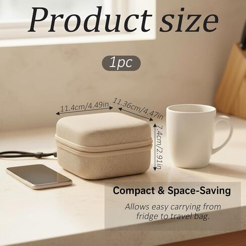 Insulins Fridge Holder Storage Cases 9 Slots Insulins Vial Protector Fridge Holder Fits Standard 10ml U-100 Vials Compact Peptide Vial Cases Travel Organizer in Saudi Arabia