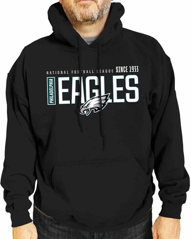 سويت شيرت بقلنسوة من الصوف الناعم من Team Fan Apparel للبالغين من الجنسين، عصري Endzone من الصوف الناعم، هوديي لكرة القدم مرخص رسميًا in Saudi Arabia