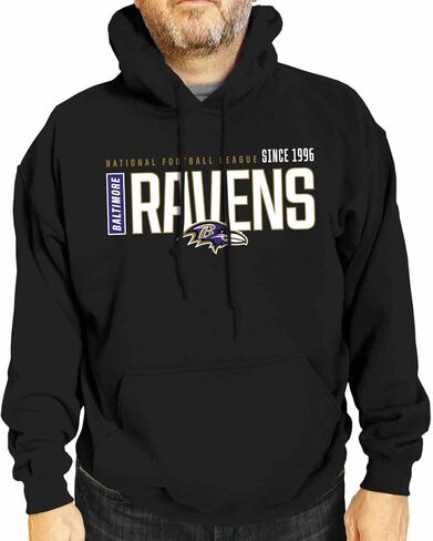 سويت شيرت بقلنسوة من الصوف الناعم من Team Fan Apparel للبالغين من الجنسين، عصري Endzone من الصوف الناعم، هوديي لكرة القدم مرخص رسميًا in Saudi Arabia