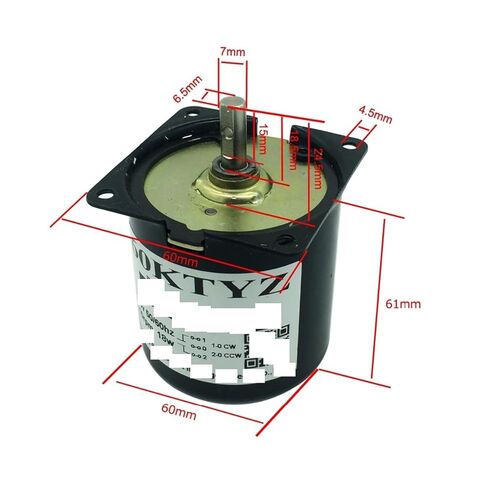 Magnet Synchronous Gear Electronic Starter High Torque Small Electronic Starter 60KTYZ 110V 10rpm in Saudi Arabia