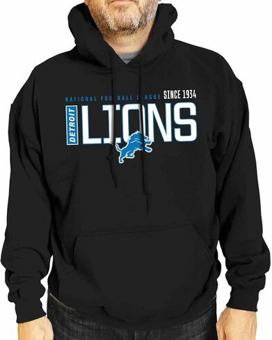 سويت شيرت بقلنسوة من الصوف الناعم من Team Fan Apparel للبالغين من الجنسين، عصري Endzone من الصوف الناعم، هوديي لكرة القدم مرخص رسميًا in Saudi Arabia