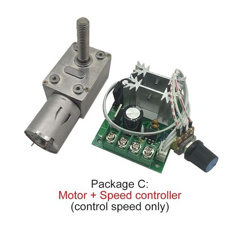 Package P 12V 66rpm DC Worm Geared Electronic Starter Low Speed Reducer JGY370-M8 Threaded Shaft Length 33mm in Saudi Arabia