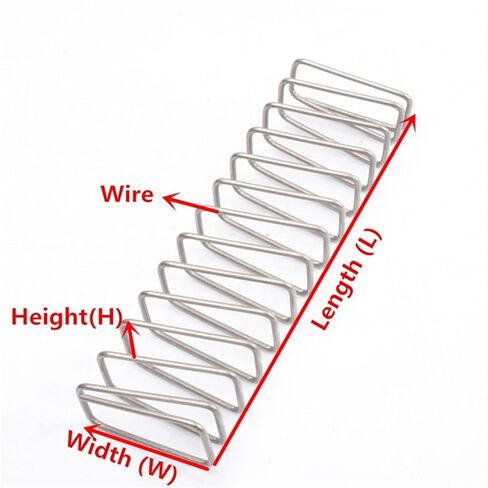 Spring Steel Square Shaped,1.5mm Wire*10-20mm Height*20-60mm Width*100-300mm Length,1PCS(1.5x10Hx54Wx180L) in Saudi Arabia
