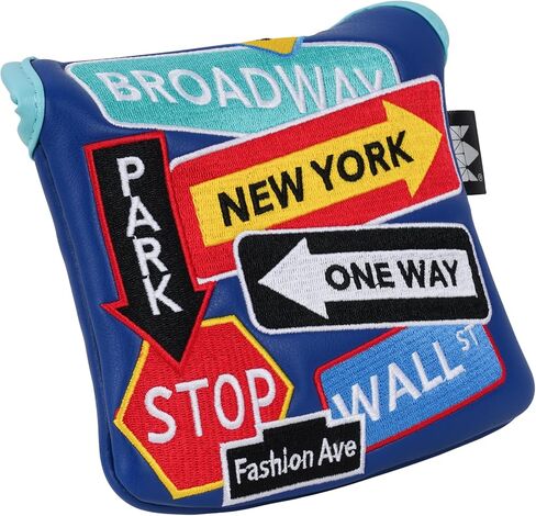 Craftsman Golf New York USA Street Sign Style Cool Golf Club Head Cover Protector for Odyssey Taylormade إلخ. in Kuwait