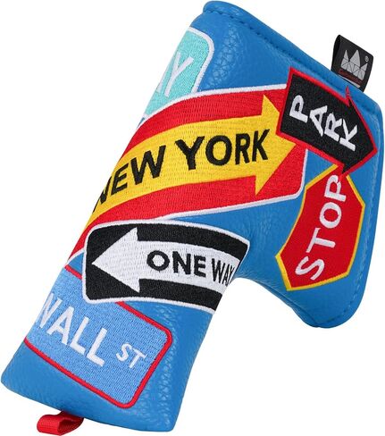 Craftsman Golf New York USA Street Sign Style Cool Golf Club Head Cover Protector for Odyssey Taylormade إلخ. in Kuwait