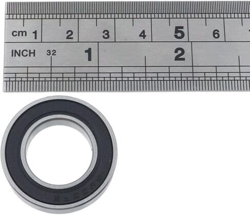 Crapyt 6903-2RS Deep Groove Ball Bearings, Chrome Steel ID 17mm × OD 30mm × Width 7mm P6 Double Sealed Deep Groove Ball Bearings, 10 Pcs in Saudi Arabia