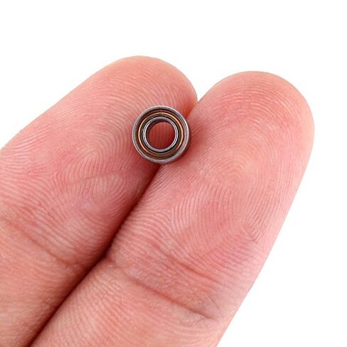 10pcs MR63ZZ Deep Ball Bearings Double Shielded Skateboard Bearings for 3D Printer in Saudi Arabia