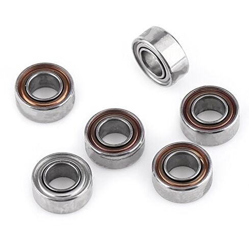 10pcs MR63ZZ Deep Ball Bearings Double Shielded Skateboard Bearings for 3D Printer in Saudi Arabia
