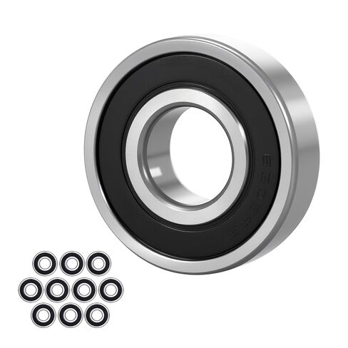 10 Pcs 6305-2RS Deep Groove Ball Bearings 25x62x17mm, Pre-Lubricated Double Rubber Seal Bearings in Saudi Arabia