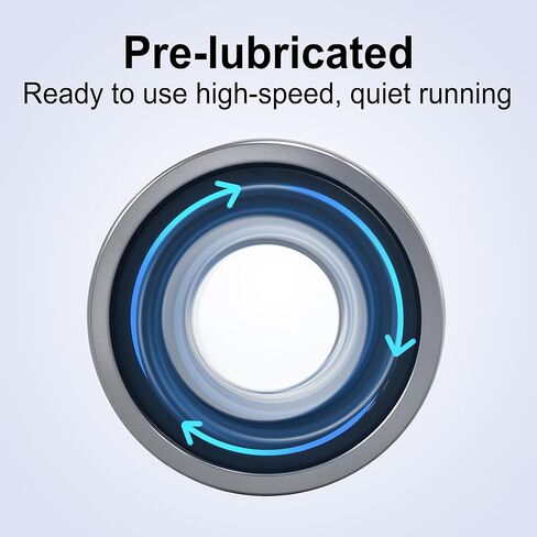 10 Pcs 6305-2RS Deep Groove Ball Bearings 25x62x17mm, Pre-Lubricated Double Rubber Seal Bearings in Saudi Arabia