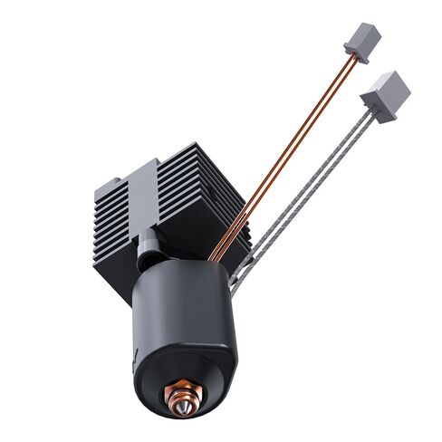 Creality K2 Pro/K2 Ceramic Hotend Kit, with 0.4mm Hardened Steel Unicorn Quick-swap Nozzle, All Metal Integrated Extruder Hot End Replacement, 300℃ Heating Block, High Thermal Conductivity in Saudi Arabia