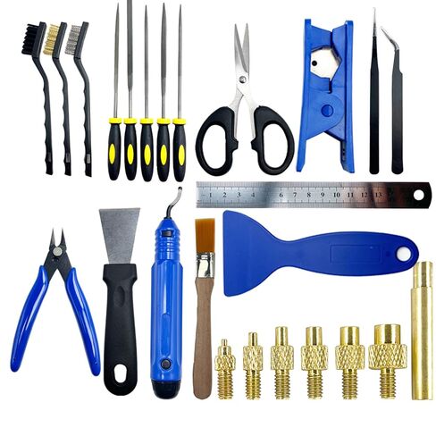 3D Printer Tool Kit Essential with Cutter,Caliper, Scraper, Drill & Deburring Tool for Removing, Smoothing, Finishing and Drilling (132 3D Printing Tool Kits) in Saudi Arabia