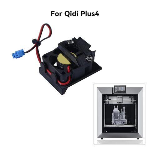 FYSETC استبدال مروحة Hotend لـ Qidi Plus4: مروحة تجميع تبريد 30 * 30 * 10 مم كرة مزدوجة 24 فولت 10000 طباعة سريعة السرعة للطابعة ثلاثية الأبعاد X-Plus 4 أجزاء رأس الطباعة in Saudi Arabia