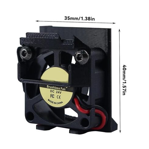 FYSETC استبدال مروحة Hotend لـ Qidi Plus4: مروحة تجميع تبريد 30 * 30 * 10 مم كرة مزدوجة 24 فولت 10000 طباعة سريعة السرعة للطابعة ثلاثية الأبعاد X-Plus 4 أجزاء رأس الطباعة in Saudi Arabia