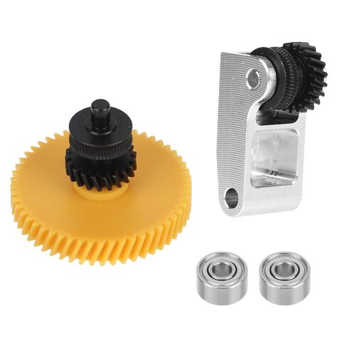 Hardened Steel Extruder Gear Assembly for Bambu Lab X1/P1 Series, Upgraded DLC Nano Coated Hotend Gear Kit Accessories for X1C X1E P1P P1S 3D Printer in Saudi Arabia