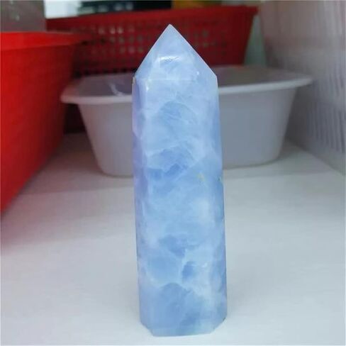 1pc 1000g-2000g Natural Big Size Blue Celestite Crystal Points for Decoration Natural Stones Household (Size : 1250g1400g) in Saudi Arabia