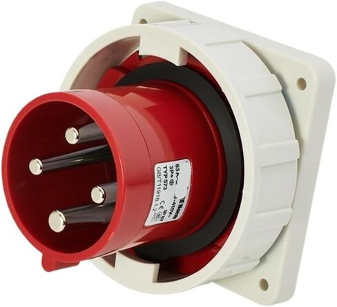 63A 4-pin Waterproof Industrial Plug Connector 675TYP2924/5924/6924(Exposed Socket IP67) in Saudi Arabia