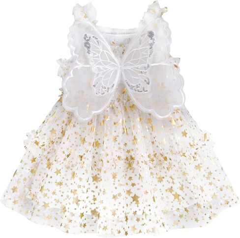 Toddler Girl Clothes Summer Cami Tulle Dress Ruffle Lined Kids Dresses Causal Beach Sundress Cute Girls Outfit in Saudi Arabia