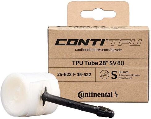 TPU Race 28 Innertube - 700 x 25-35 Presta - 80mm by Continental in Saudi Arabia