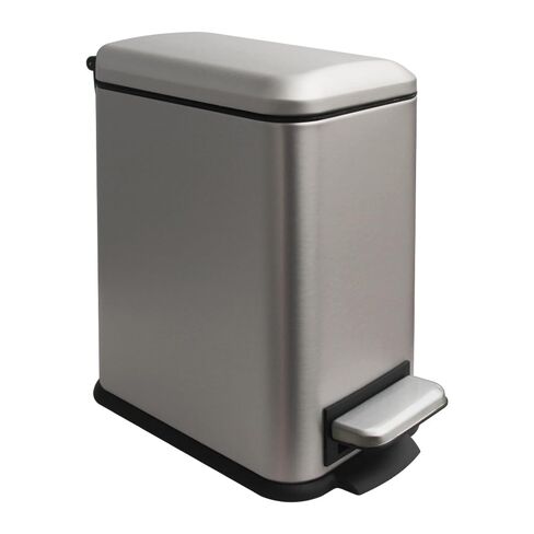 5 Liter / 1.3 Gallon Trash Can with Removable Liner, Soft Close lid & Step Pedal, Stainless Steel Trash Bin for Bathroom,Bedroom,Home Office,Green in Saudi Arabia