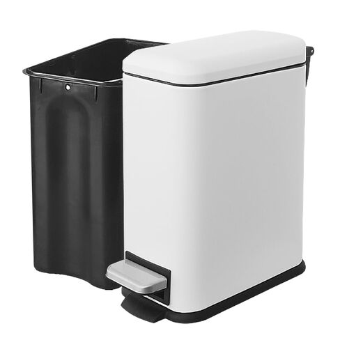 5 Liter / 1.3 Gallon Trash Can with Removable Liner, Soft Close lid & Step Pedal, Stainless Steel Trash Bin for Bathroom,Bedroom,Home Office,Green in Saudi Arabia