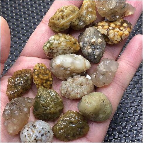 Minerals Stones 100 Parts/lot Natural gobi Achate Rough Stone Colored Shaped tendons Loose Jewelry Matters DIY. Material Necklace Bracelet Trailer Crystal Stones Decoration in Saudi Arabia