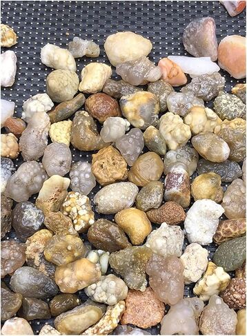 Minerals Stones 100 Parts/lot Natural gobi Achate Rough Stone Colored Shaped tendons Loose Jewelry Matters DIY. Material Necklace Bracelet Trailer Crystal Stones Decoration in Saudi Arabia
