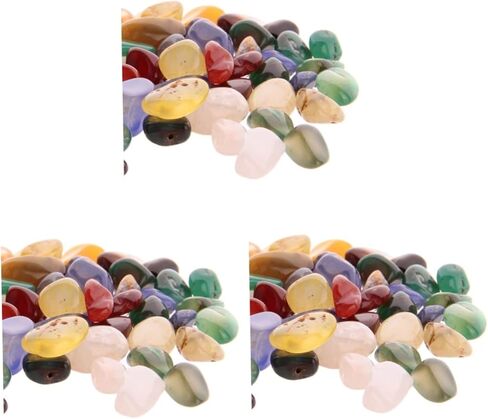 DECHOUS 3pcs Natural Rough Amethyst Stone Gemstone for Lapidary Tumbling Polishing Decorative Garden Rocks in Saudi Arabia