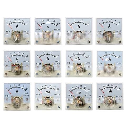 91C4-A مؤشر تيار مستمر نوع مقياس التيار الكهربائي 1A 2A 3A 5A 10A 15A 30A 50A 75A 100A 150A 200A لوحة الميكانيكا التناظرية الجدول 1 قطعة (300A) in Kuwait