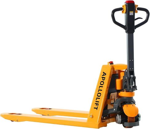 APOLLOLIFT رافعة البليت الكهربائية التي تعمل ببطارية الليثيوم شاحنة البليت الكلاسيكية سعة 3300 رطل 48 بوصة × 27 بوصة طول الشوكة مقبض متعدد الوظائف in Kuwait