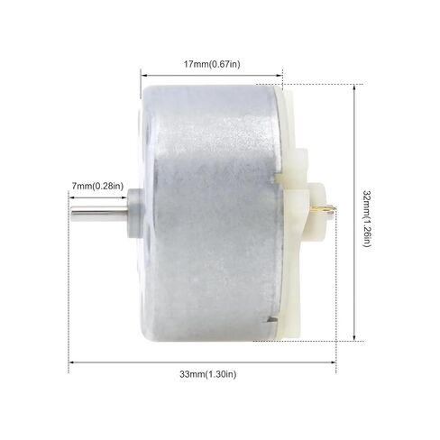 500BT DC Motor 5V 2540RPM Micro Motor Micro DC Motor in Saudi Arabia