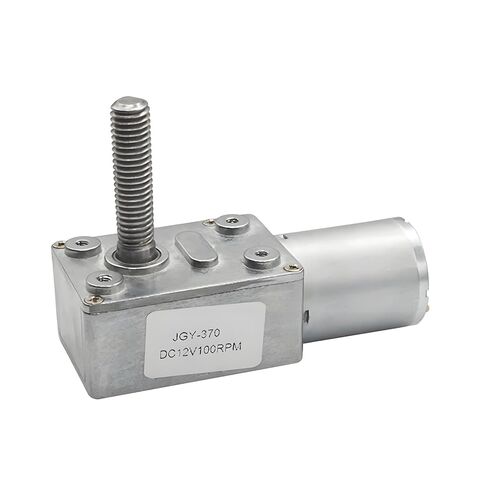 JGY-370 الخيوط رمح M8 طول 33 مللي متر دودة موتور تروس تيار مستمر المخفض سرعة تحكم إلى الأمام عكس 160 دورة في الدقيقة 24 فولت in Saudi Arabia