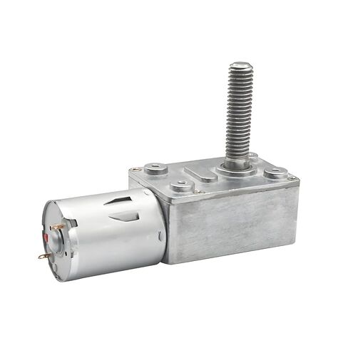 JGY-370 الخيوط رمح M8 طول 33 مللي متر دودة موتور تروس تيار مستمر المخفض سرعة تحكم إلى الأمام عكس 160 دورة في الدقيقة 24 فولت in Saudi Arabia