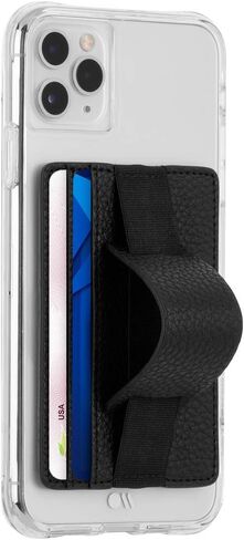Case-Mate CM035992 - Stick On Credit Card Wallet - POCKETS - Ultra-slim Card Holder - Universal fit - Apple – iPhone – Samsung – Galaxy - and more – Black Iridescent Glitter in Kuwait