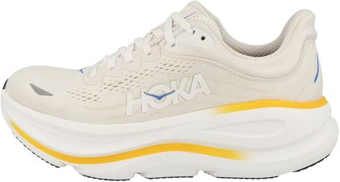 Hoka Women's Bondi 9 White/Grout 8.5 Medium in Saudi Arabia