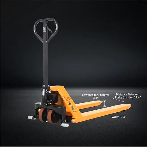 رافعة يدوية بمنصة رافعة عالية الرفع مقص يدوي للشاحنة سعة 2200 رطل مقاس 45 بوصة طول × 27 واط حجم شوكة مناسب لمنصة التحميل السفلية المفتوحة in Kuwait