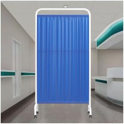 Portable Medical Privacy Screen, 6ft High Folding Rolling Partition, 2-Panel Divider for Clinics, Beauty Salons, Offices - Enhance Patient Confidentiality and Space Management in Saudi Arabia