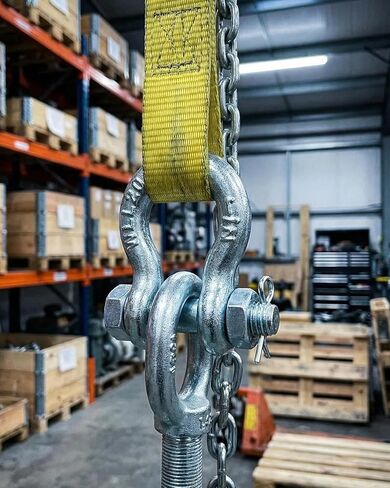 3-Pack Chain Shackle,American Screw Pin Shackles,Anchor Shackle,Alloy Screw Pin WLL Working Load Limit 2 Tons/ 4400 Lbs for Rigging, Towing, Marine (1/2 Inch) in Saudi Arabia