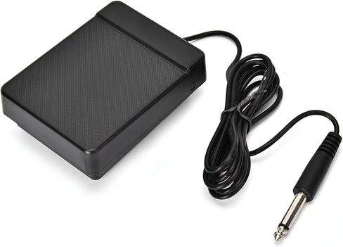 Sustain Pedal for Keyboard, Expression Pedal Foot Sustain Single Pedal Controller Piano Pedal Keyboard Piano Pedal for Digital Pianos Synthesizers,Tone Modules,Drum Machines in Saudi Arabia