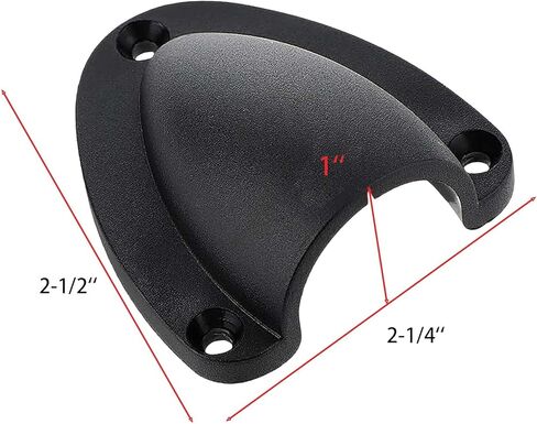 نايلون 2-1 / 2 "غطاء تنفيس سلك بحري ، فتحة تهوية صدفية للقارب ، سمك حافة ناعمة 1/8" ، غطاء فتحة تهوية سلكية ، فتحة تهوية صدفية ، براغي تثبيت مجانية in Kuwait
