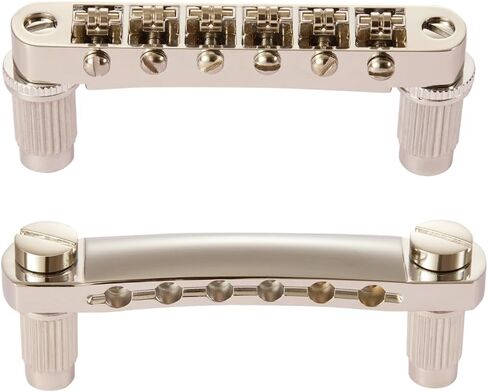 KAISH LP جيتار دوار السرج لحن-O-Matic جسر وقضيب إيقاف خلفي مع مشبك قفل لـ Les Paul/SG/ES/Dot Nickel in Saudi Arabia
