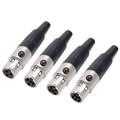 10Pcs/lot Mini XLR 3Pin 4Pin 5Pin 6Pin Female Jack Plug Soldering MIC Cable Wire Connector Small XLR Socket Microphone Plug Jack(10xF 3P) in Saudi Arabia