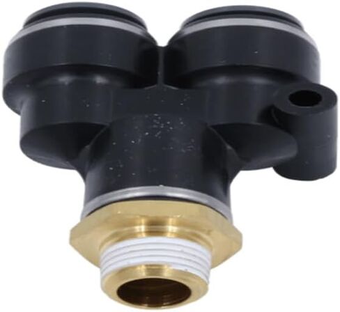 منتجات Mytee 5 عبوات ذكر فرع Y-Fitting OD 3/8 X 3/8X1/4 NPT - مادة مركبة يتم الضغط عليها للقفل ذكر Y يستبدل KV2U11-35S S798YPMT64 C1108-6-4 C1108-6 177.12C6164 177.116164 016295 in Saudi Arabia