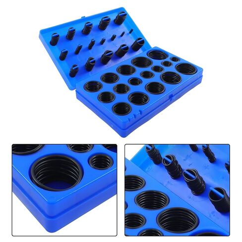 findmall 407-Piece SAE O-Ring Assortment Kit, 32 Sizes Nitrile Rubber Seals for Automotive, Hydraulic, Plumbing, Pressure Washer, Air Repair in Saudi Arabia