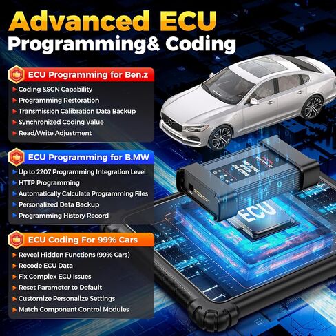 2025 Autel MaxiCOM Ultra Lite، تحديث مجاني لمدة عامين، ترقية MS919/ Elite II Pro مثل MaxiSys Ultra، إصلاح Motor TruSpeed، Topology 2.0، البرمجة والترميز، 40 خدمة، 3000+ اختبار، 4+256 جيجا in Saudi Arabia