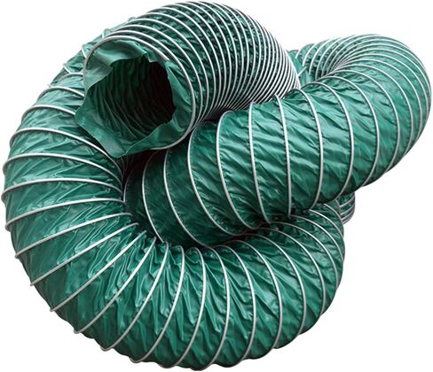 Flexible Heavy-Duty Insulated Duct Hose, Flame Retardant & Heat Resistant - Industrial Ventilation for HVAC, Dryer Vents, Exhaust Fans, Heating/Cooling(800cm/26.2ft,160mm/6.3in) in Saudi Arabia