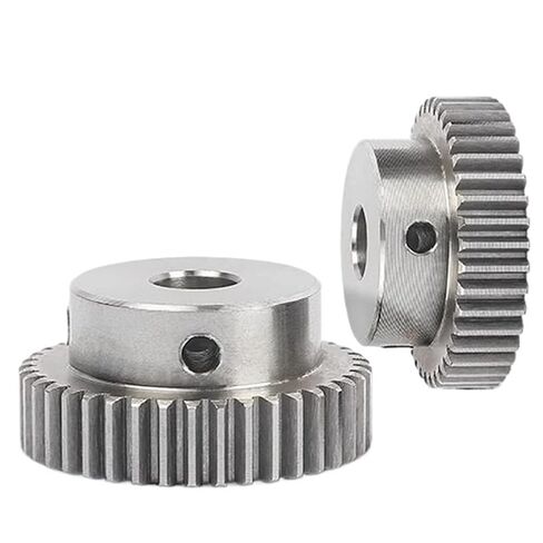 Single and Double Row Gear 45 Steel Hardened Tooth Surface Gear 45 Degree Inclined Industrial Transportation Rotating Spiral in Saudi Arabia